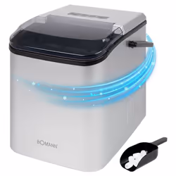 Bomann EWB 6060 CB Machine à glaçon portable 12 kg/24h 105 W Noir, Argent