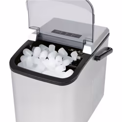 Bomann EWB 6060 CB Machine à glaçon portable 12 kg/24h 105 W Noir, Argent