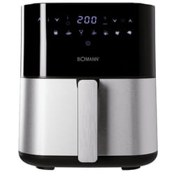 Bomann FR 6069 H CB Unique 5 L Autonome 1450 W Friteuse d’air chaud Noir, Argent