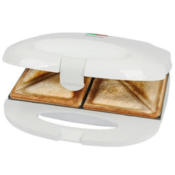 Bomann ST 6073 CB gaufrier et appareil à croque-monsieur 820 W Blanc