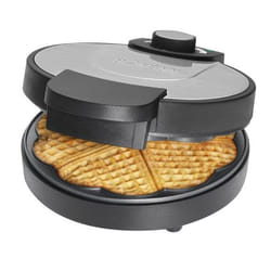 Bomann WA 1365 CB 6 gauffre(s) 1000 W Noir, Acier inoxydable