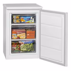 Bomann GS 2186 Congélateur vertical Pose libre 85 L E Blanc