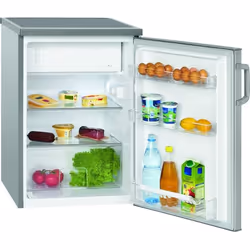 Bomann KS 2194 frigo combine Pose libre 119 L Acier inoxydable - Vue supplémentaire 4