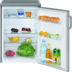 Bomann VS 2195 réfrigérateur Pose libre 134 L D Acier inoxydable