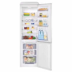Bomann KGR 7328 réfrigérateur-congélateur Pose libre 250 L E Blanc