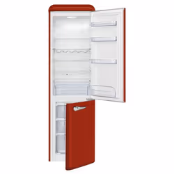 Bomann KGR 7328 réfrigérateur-congélateur Pose libre 252 L Rouge