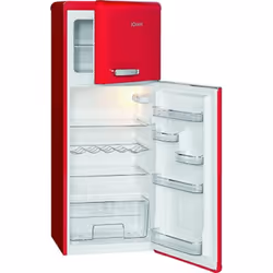 Bomann DTR 353 réfrigérateur-congélateur Pose libre 208 L E Rouge