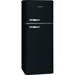 Bomann DTR 353 réfrigérateur-congélateur Pose libre 208 L E Noir, Argent