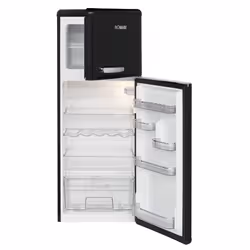 Bomann DTR 353 Réfrigérateur Combiné 208 L Noir Argent Pose Libre - Vue supplémentaire 5