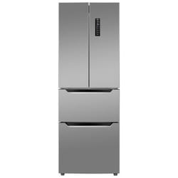 Bomann KG 7361 IX frigo américain Pose libre 320 L E Acier inoxydable