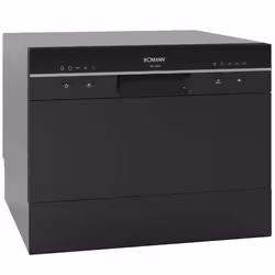 Bomann TSG 7405, Comptoir, Taille maximum (60 cm), Noir, Boutons, 6 couverts, C