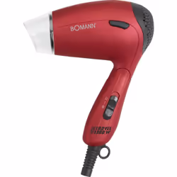 Bomann HTD 8005 CB, Rouge, Orifice de suspension, 1300 W, 110-230 V, 50 - 60 Hz