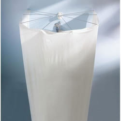Rideau de Douche - KLEINE WOLKE - 0382100000 - Blanc - Fixations Incluses - Style Araignée