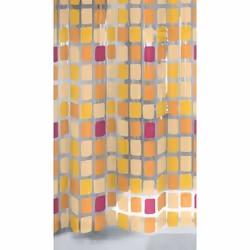 Kleine Wolke 4956580305 Sonny Rideau de Douche Orange 200 x 180 x 009 cm