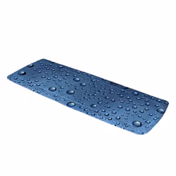 Kleine Wolke Bubble, Bleu, Image, Rectangulaire, Lavage en machine, 40 °C, 36 x 92 cm