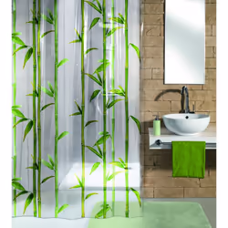 Kleine Wolke 5249625305, Image, Poly-acétate de vinyle (PEVA), Vert, Transparent, Lavage en machine, 40 °C, 1800 mm