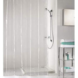 Rideau de douche - KLEINE WOLKE - Claro - PEVA - Transparent - 180x200 cm