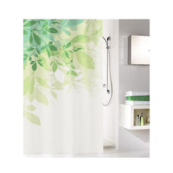 Kleine Wolke 5912600305 rideau de douche Polyester Vert, Blanc