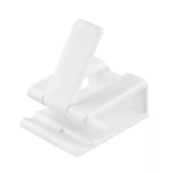 Kleine Wolke 0279100000 accessoire de rideau de douche Fixation murale du rideau de douche Blanc 2 pièce(s)