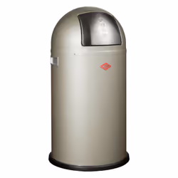 Wesco Pushboy, 50 L, Rond, Acier, Argent, 400 mm, 400 mm