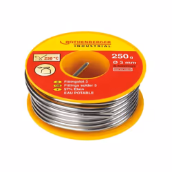 Diamètre du fil (en mm) : 3 Nombre d'unités consommateur : 1 Usage du produit : Brasage de canalisation chauffage et sanitair ...