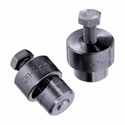 Poinçonneur pour l'estampage homogene et sans déformation de tôles, tôles d'acier, tôles V2A, cuivre et aluminium. Idéal pour ...