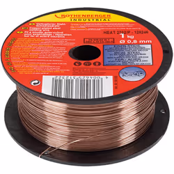 fer/acier à utiliser avec un poste à souder à l'arc MIG et MAG 1 kgul>(ROTHENBERGER Industrial Fil de soudage sous gaz de pro ...