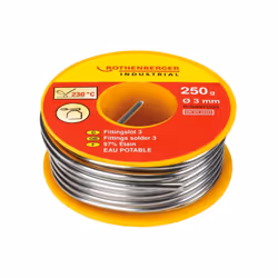 Diamètre du fil (en mm) : 3 Nombre d'unités consommateur : 1 Usage du produit : Brasage de canalisation chauffage et sanitair ...