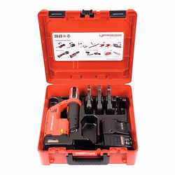 Rothenberger ROMAX Compact, Poignée droite, Métal, Plastique, Noir, Rouge, Allemagne, 4 cm, 3 s