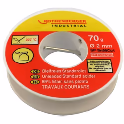 Bobine étain standard 2 mm, 200 g. ROTHENBERGER
