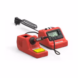 Station de soudage digitale 60W avec température réglablede 200 a 450°C. Fer a souder avec poignée ergonomique. Panne de fer ...