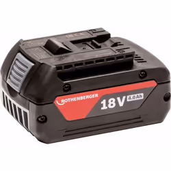 Description du produit Pack de batteries 18V, 4Ah pour certains produits de la plateforme de batteries ROTHENBERGER. Avantage ...