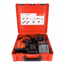 La sertisseuse électro-hydraulique ROMAX COMPACT III AMPShare de Rothenberger est conçue pour réaliser des travaux de sertiss ...