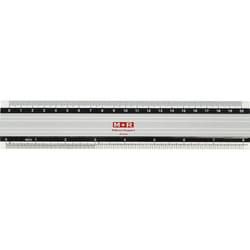 M+R 1820 Règle de bureau 200 mm Aluminium 1 pièce(s)