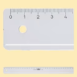 M+R 1120 - 0000, Règle de bureau, Polystyrène, Transparent, cm, 200 mm, 1 pièce(s)