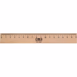 M+R 1917, Règle de bureau, Hêtre, Bois, Bois, cm, Allemagne, 170 mm