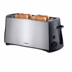 Cloer 3719, 4 part(s), Noir, Acier inoxydable, Plastique, Acier inoxydable, 1380 W, 230 V, 400 mm