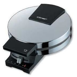 Cloer 185 moule à gauffres 930 W Noir, Chrome