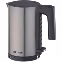 Cloer 4990, 0,8 L, 1960 W, Noir, Acier inoxydable, Arrêt de sécurité en cas de surchauffe, Sans fil, Filtrage