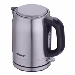 Cloer 4519, 1 L, 2200 W, Argent, Acier inoxydable, Sans fil