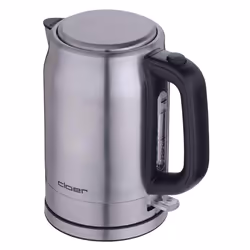 Cloer 4529, 1,7 L, 2200 W, Argent, Acier inoxydable, Sans fil