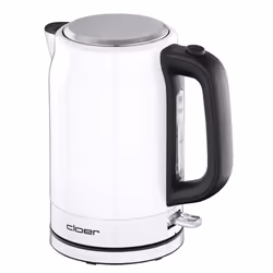 Cloer 4521, 1,7 L, 2200 W, Blanc, Acier inoxydable, Indicateur de niveau d'eau, Arrêt de sécurité en cas de surchauffe