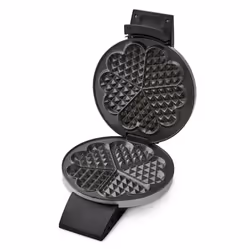 Cloer 1639SR 5 gauffre(s) Noir, Acier inoxydable