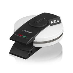 Cloer 1631HB moule à gauffres 5 gauffre(s) 930 W Noir, Blanc