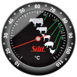 Silit 21.4128.3706 thermomètre appareils de cuisine Analogique 10 - 110 °C Noir