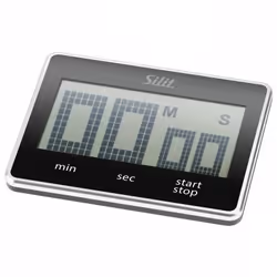 Silit Attimo, Minuteur numérique de cuisine, Noir, LCD, Autonome, AAA, 1,5 V