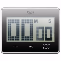 Silit Attimo Minuteur numérique de cuisine Noir