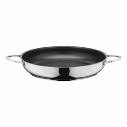 WMF 71.1500.5514, Rond, Serving pan, Noir, Acier inoxydable, Acier inoxydable, 250 °C, Acier inoxydable
