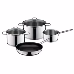 Silit Alicante, Ensemble mixte, Acier inoxydable, Acier inoxydable, Acier inoxydable, Acier inoxydable, Verre