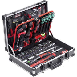 Meister Werkzeuge WU8973750 universelle Mallette à outils équipée 131 pièces (L x l x H) 460 x 320 x 140 mm